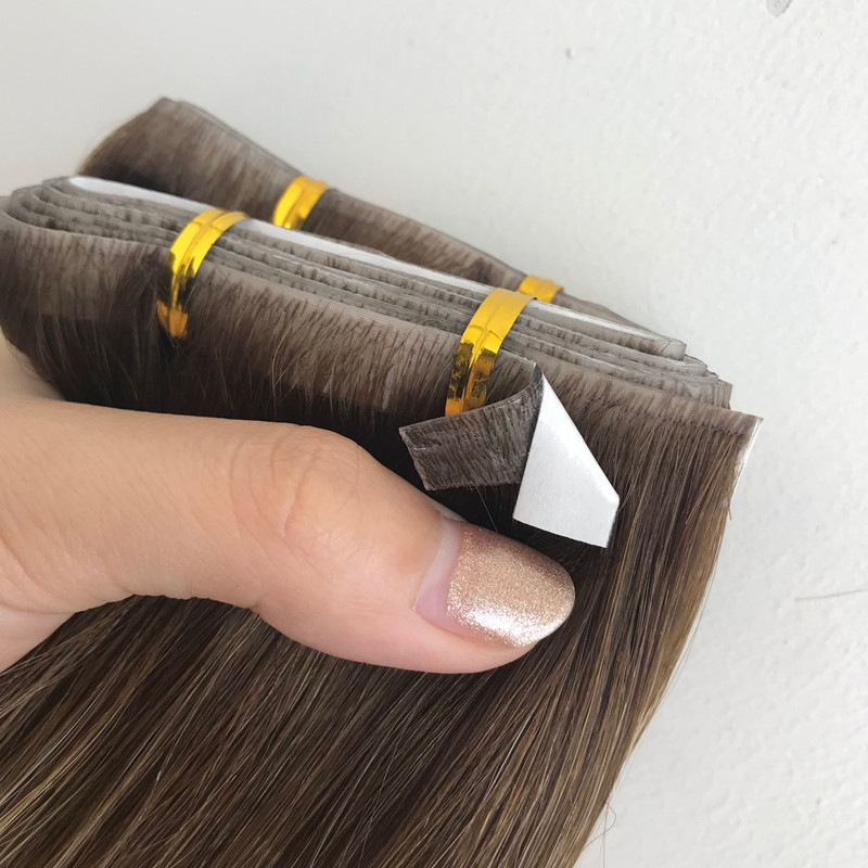 Piano color invisible tape hair extensions for sale